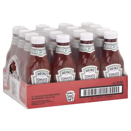 Heinz Heinz Classic Squeeze Ketchup 14 oz., PK16 10013000514504